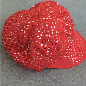 Cute Red Sparkly Hat